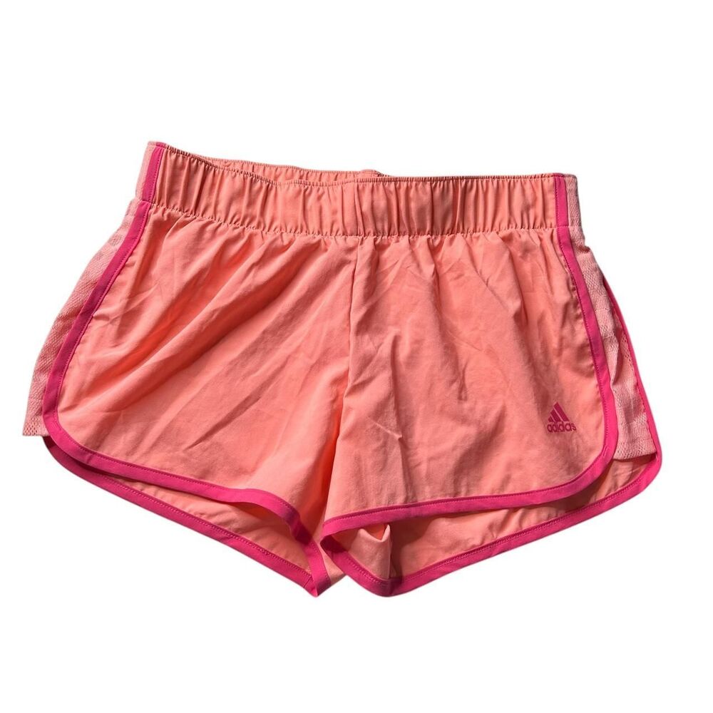 Adidas Women's Pink and Orange Shorts small
